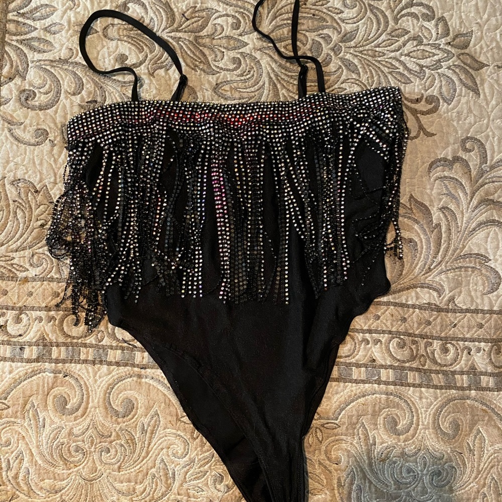 Embroidered boho style body